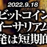 ビットコイン・イーサリアム反発は短期的！？［2022/9/18］【仮想通貨・BTC・ETH・FX】※2倍速推奨