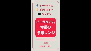 【イーサリアム予想レンジ2022】9月4日〜10日の週間レンジ