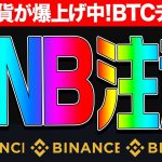 仮想通貨が全体的に爆上げ中～BTC次のチャンスはここ
