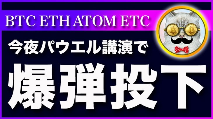 【怒りの鉄槌？】ビットコイン・次回FOMCでは0.75％の利上げ濃厚！インフレを楽観した投資家の末路とは？【仮想通貨・戦略を先出しで毎日更新】