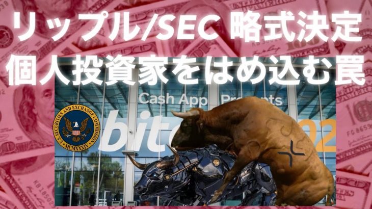 リップル/SEC裁判は略式判決　投資家をはめ込む罠　ビットコイン　イーサリアム　XDC  ステラルーメン