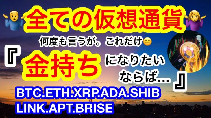 ビットコインもほぼ動きなし‼️通貨が上がるか❓無くなるか❓んなもん分からん😑ただ1つ‼️陽が当たるかどうかや💋【仮想通貨 BTC.ETH.XRP.ADA.SHIB.LINK.APT.BRISE】