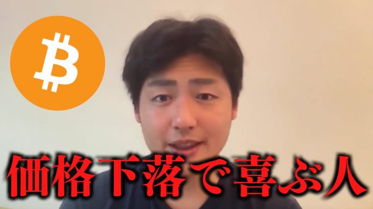 【仮想通貨】ビットコイン価格の下落で喜ぶ人3選【BTC ビットコイナー反省会】