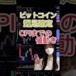 【BTC】週足確定 CPIまでの値動き予想 ビットコインチャート分析 テクニカル分析