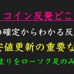 11/11 ビットコイン反発するの？！4h足から読み取れる反発規模感について