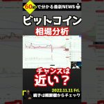 ビットコイン11/11相場分析。#shorts