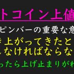 11/25ビットコイン上げ止まり的中！ピンバーの見極めについて話します。