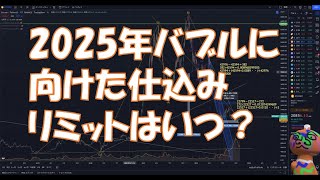 【BTC】2025年バブルに向けた仕込みのリミットはいつ？【仮想通貨】