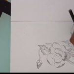 🌹 Rose by pencil ✏️ @Moshin Art channel 🎨#scenery #vneditingvideo