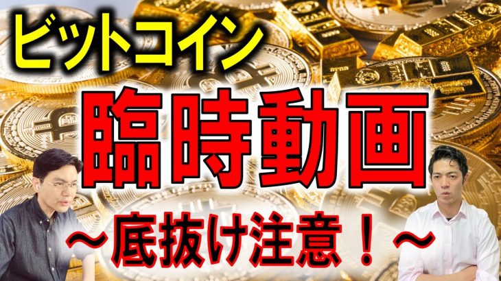 【ビットコイン】臨時動画～底抜け注意！～