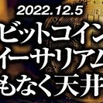 ビットコイン・イーサリアムまもなく天井！？［2022/12/5］【仮想通貨・BTC・ETH・FX】※2倍速推奨