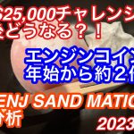 注目！エンジンコインが年始から約２倍に！ビットコイン今後の値動きは？BTC MATIC SAND ENJ【仮想通貨チャート分析】2023.2.17