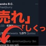 【マイケルバリー】「売りは間違い」と懺悔ツイート、米株爆上げ来るのか？