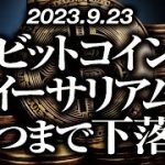 ビットコイン・イーサリアムいつまで下落！？［2023/9/23］【仮想通貨・BTC・ETH・FX】※2倍速推奨