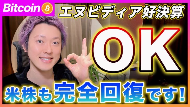 ビットコイン・今後の相場で勝つ為に必要な必須スキルとは？エヌビディアの好決算で相場は立ち直ると思います！【最新の仮想通貨分析を公開】