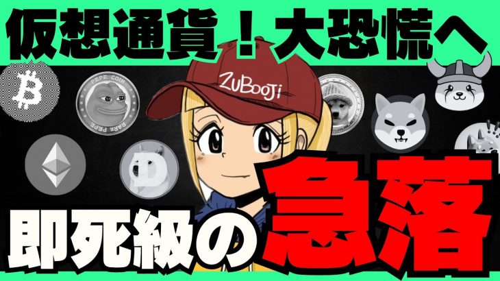 【💀さよなら仮想通貨】下落の原因は？逆に今爆上げしてるのは〇〇｜ビットコイン6.8万ドル。。｜イーサリアムも大幅下落｜柴犬コイン、DOGEも＼(^o^)／ｵﾜﾀ｜もう何も言う事ねぇわ