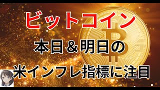 ビットコイン　本日のPPI、明日のCPIに注目！　インフレ指標の発表が続く