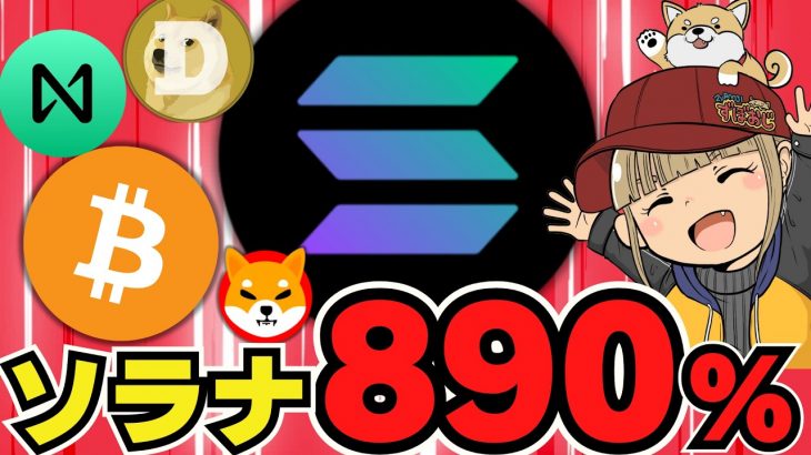 【🔥Solana爆上げ】ETF申請で期待！仮想通貨バブル来るか／ビットコインいつ上昇する？／AIに注目！RWAってなんだっけ？／ミームコインも〇〇系が強い！ドージコイン柴犬コインは夏バテ気味。。