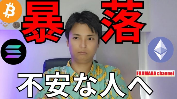 【仮想通貨 大暴落】ビットコインバブル終了？不安な人に伝えたいこと