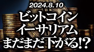 ビットコイン・イーサリアムまだまだ下がる［2024/8/10］【仮想通貨・BTC・ETH・FX】※2倍速推奨