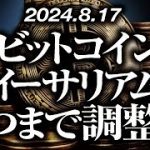 ビットコイン・イーサリアムいつまで調整！？［2024/8/17］【仮想通貨・BTC・ETH・FX】※2倍速推奨