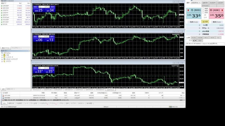 FXたれながし配信　仮想通貨　イーサリアム　配信用リアル口座　10万円スタート 12