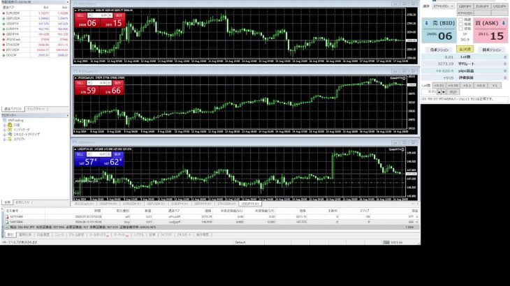 FXたれながし配信　仮想通貨　イーサリアム　配信用リアル口座　10万円スタート 9