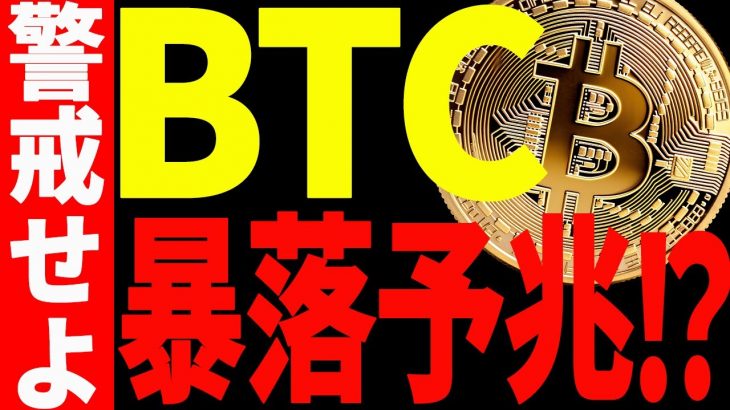 ⚠️警告⚠️ビットコインに暴落予兆あり⁉︎今後の注目ポイントを共有！【仮想通貨】