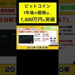 【最高値更新で話題】ビットコイン1年後の価格は？