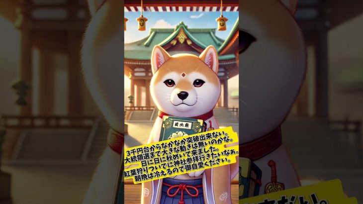 10月18日のシバイヌ #仮想通貨バブル #仮想通貨 #shibainu #暗号資産 #shibainucoin