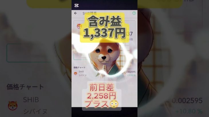 10月4日のシバイヌ#shibainu #shiba #仮想通貨 #仮想通貨バブル #柴犬 #暗号資産