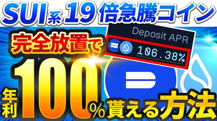 【完全解説】SUI系爆上げ銘柄「DEEP」放置で年利100%増やす！初心者でも出来る攻略法を徹底解説！【仮想通貨】