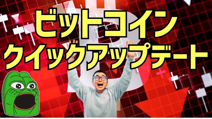 😭ビットコイン最新アップデート😭中長期の目線は！？