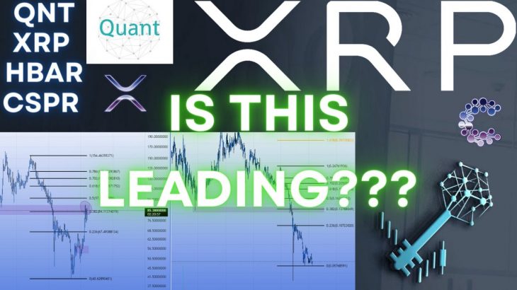 IS THIS LEADING? 💥 RIPPLE XRP Price CHARTS 🌊 Quant QNT Hedera HBAR Casper CSPR 💥 WATCH ALL✔️