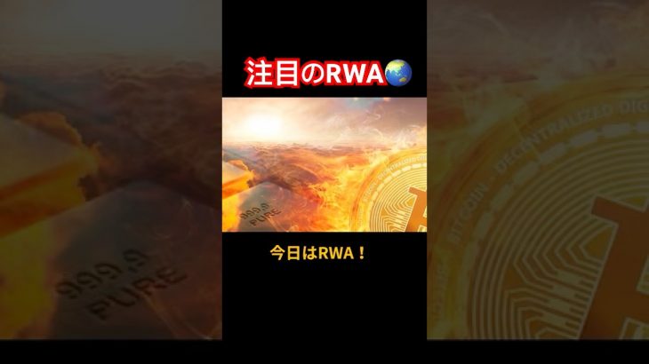 RWA注目です‼️#仮想通貨#暗号通貨#ビットコイン#投資#shors