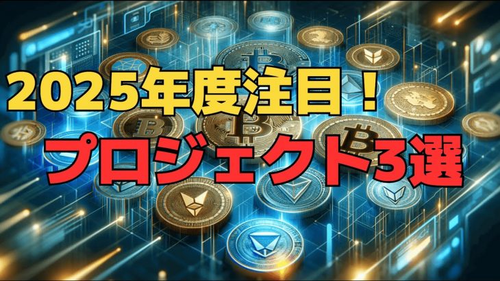 【仮想通貨】2025年度注目のプロジェクト3選！【ビットコイン】【SHIB】【DOGE】【リップル】【XRP】【RWA】