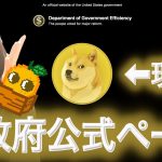 DOGE上昇 政府公式HPに現る トランプ大統領就任