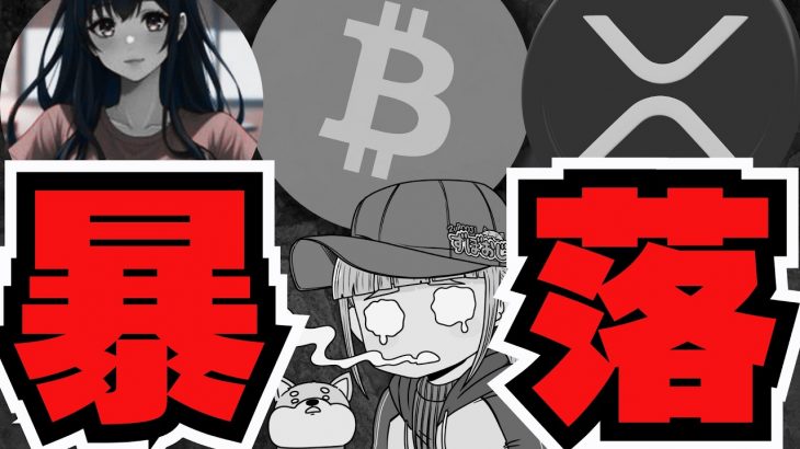 【💀暴落】ビットコイン何が起きた？本格上昇は○月？／仮想通貨全部が下落。。SOL、XRP、ETHに注目／魔界で注目コイン！市場予測系？
