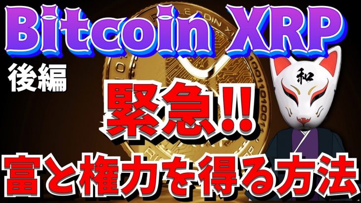 【緊急❗️後編】富と権力を得る方法！ビットコインとXRPに注目！和狐からのメッセージ｜仮想通貨｜２０２５年爆上げか！経済