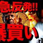 ビットコイン急回復！重要組織が爆買い！リップルが強い！