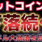 ビットコイン下落相場の開始か？？８万ドルまでの下落を覚悟に！？