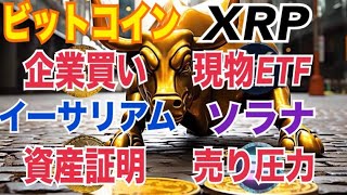週刊仮想通貨ニュースまとめ【ビットコイン】【イーサリアム】【XRP】【ソラナ】