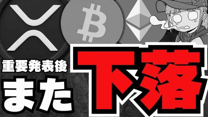 【💀再下落】トランプ政権重要発表！だが下落。なぜ？／ビットコイン、XRP、Solanaが下落。だがHYPEが強い／ミームコインも相変わらず下落。。魔界も崩壊。