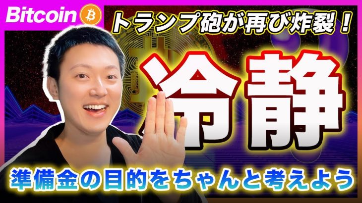 【冷静になって】ビットコイン・トランプ砲！今度はアルトコインの準備金構想を発表！この時期に材料一発で上昇する相場は気を付けて！納税前の売り物がビッチリですよ？【最新の仮想通貨分析を公開】