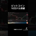 【ビットコイン10万ドル突破】直後の反応