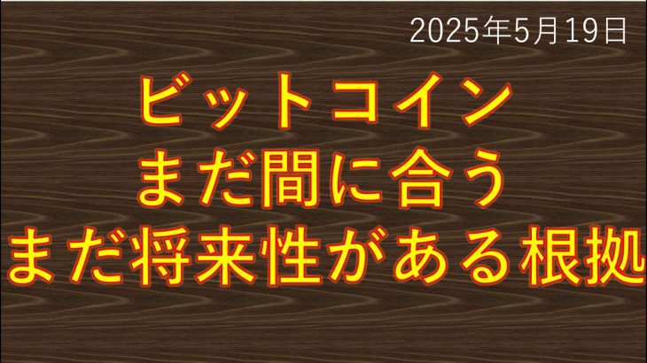 ビットコインへの注目が高まり続ける理由　2025年5月19日