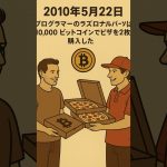 2枚のピザ＝70億円！？😱｜ビットコイン・ピザ・デーの伝説 Pizzas = 7 Billion Yen!?  | The Legend of Bitcoin Pizza Day #bitcoin