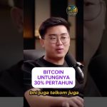 30 PERSEN UNTUNG BITCOIN PERTAHUNNYA #bitcoin #timothyronald #crypto #profit #kalimasada #shorts