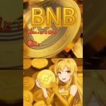 BNB☆仮想通貨AI美少女擬人化コレクション☆ コイン特徴を20秒で解説 #仮想通貨 #btc  #ビットコイン #ai生成 #AI美少女 #shorts