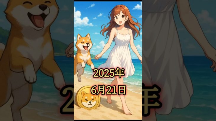 6月21日のシバイヌ #仮想通貨バブル #仮想通貨 #shibainu #暗号資産 #shibainucoin